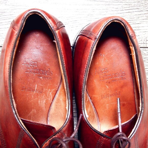 Allen Edmonds DELLWOOD Split Toe Blucher 10 D Chili * add $15 new Trees main image 8